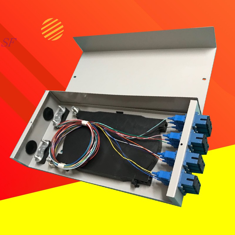 Table face Type 12 Core 24 Core SC Optical cable Terminal Box Optical Fiber Terminal Box with 12 Core beamshaped tail slim fit