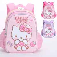 Mới Hello Kitty Học sinh Nữ Cô gái Mẫu giáo Túi nữ Phụ nữ Túi nhỏ Phim hoạt hình Ba lô Phiên bản Hàn Quốc - Túi bé / Ba lô / Hành lý cặp sách cho bé tiểu học