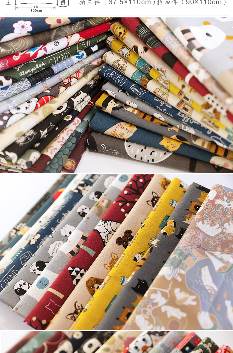 布 series Dòng vải nhập khẩu chất lượng cao C và gió handmade DIY túi vải vàng Chất liệu túi xách các loại vải dạ