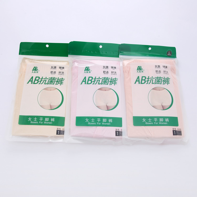 Ab đồ lót nữ cotton cao eo kháng khuẩn quần short phụ nữ trung niên lỏng lẻo kích thước lớn boyshort ab đồ lót 0102 - Nam giới quần lót ck