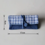 Bujiaotang Tuobuki Scelses Сумка Сумка завязать веревочную руку -Старая почвенная ткань с синей красителем ткань