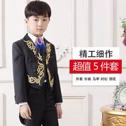 Các chủ trì trẻ em phù hợp với đàn piano bé chiếc váy cưới váy sàn catwalk mới trong việc thực hiện chàng trai sân khấu.