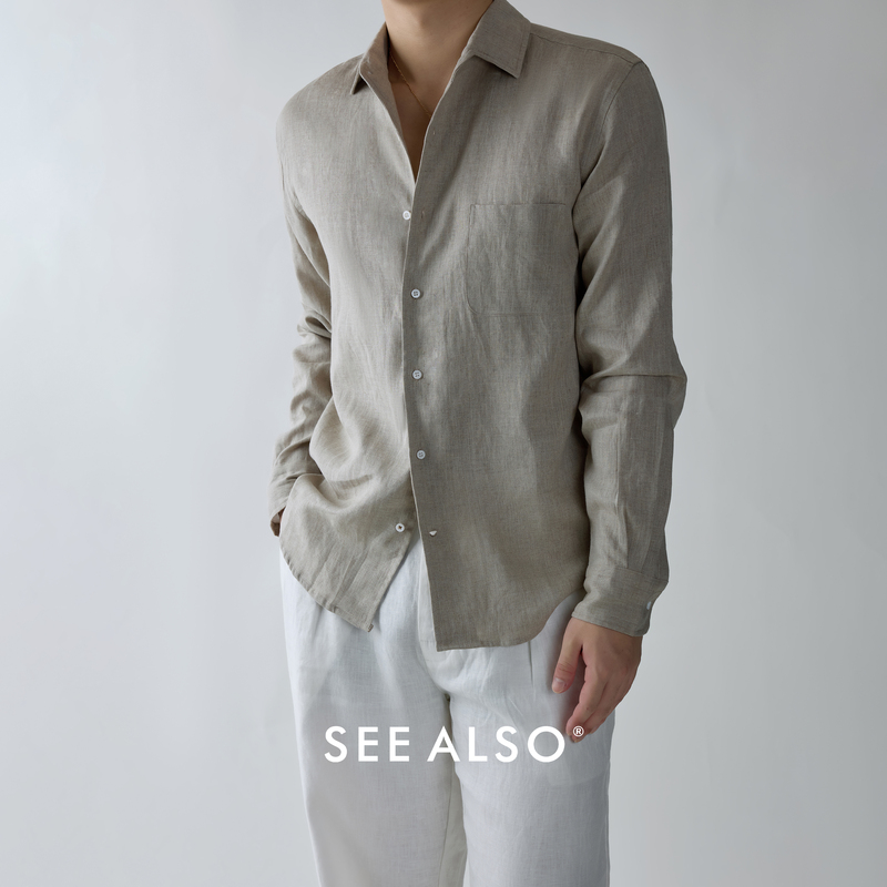 See Also『King's Gift』100% Linen Summer Sun Protection New Aristocratic Long-Sleeved Old Money Style Shirt for Men
