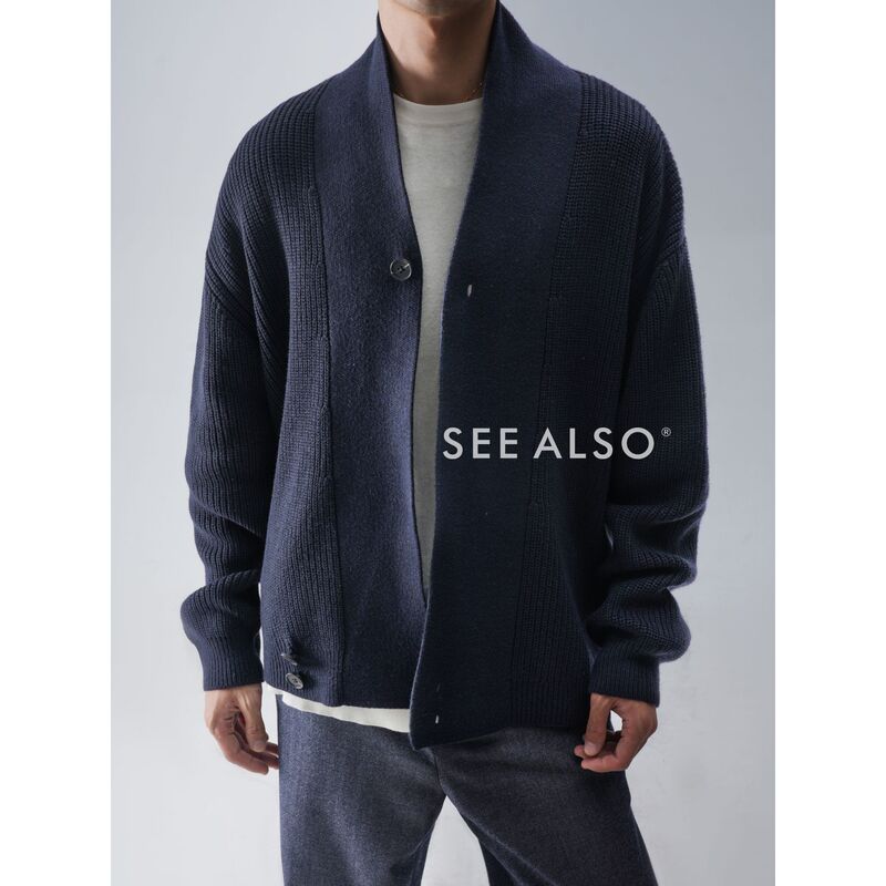 See Also『Superfine Wool』Old Sister Second Generation Robe Cardigan Old Money New Rich Relaxed Sweater Coat