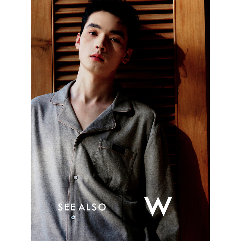 See Also×W Collaboration】Acetate Modal Old Money New Rich High-End Pajama Set Summer Unisex See Also×W Collaboration】Acetate Modal Old Money New Rich High-End Pajama Set Summer Unisex