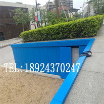 Supply of sports sand pool side wall tapestry soft safety wall cushions and soft bags for preventing injuries during sports.