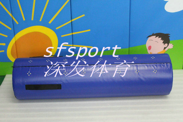 Customized various colors rugby accessories large crash bag diameter high density fluttering floor flutter floor cushion cylindrical crash bag