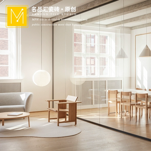 Рог -деревянный зерно кирпич 150 × 900 все фарфоровое прямое имитация сплошной древесина