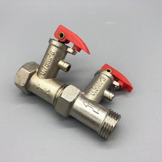 Electric Water Heater Safety Valve Universal Check Valve Pressure Relief Valve Pressure Reducing Valve 0.75/0.8/0.9Mpa Universal Accessories