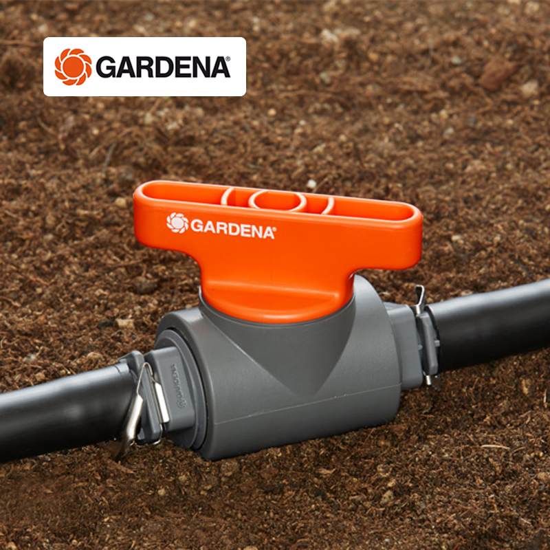 German import GARDENA Gardiner with micro drip irrigation system valve flow controller 1374 8357 8358