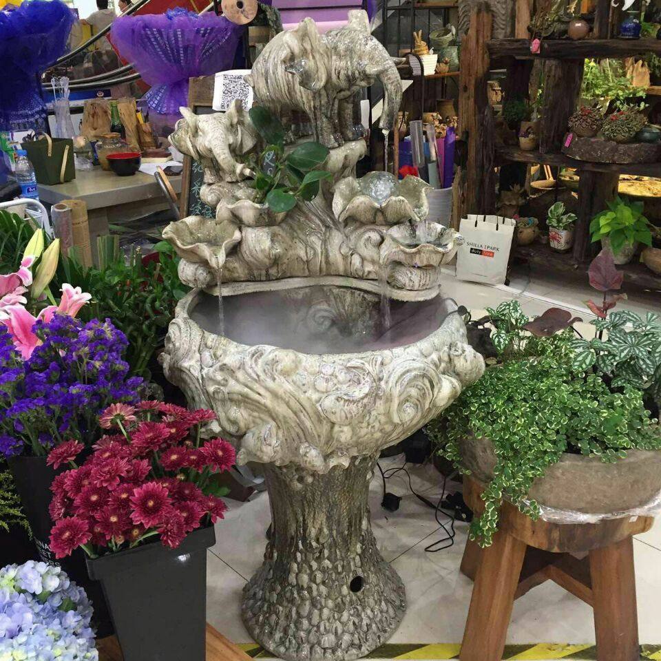 (Beautiful Museum Pottery) fish tank ceramic fish tank flowing water bonsai humidifier fish tank feng shui zao