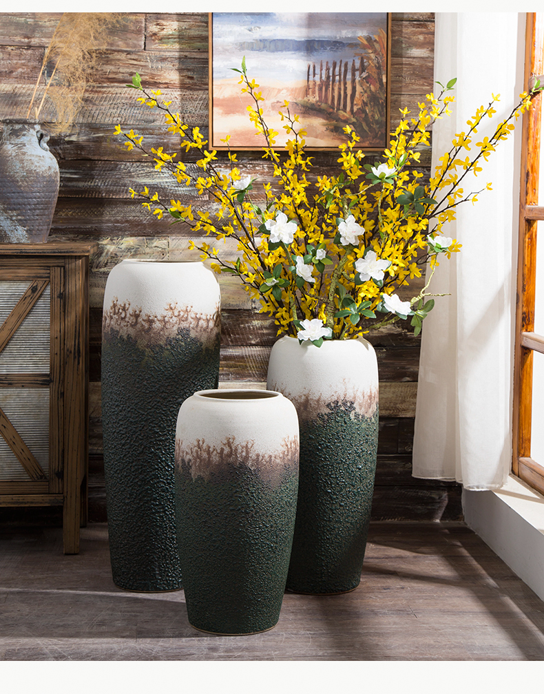 Ceramic vase furnishing articles sitting room decoration ideas dried flower arranging flowers large vases, contracted and I household adornment