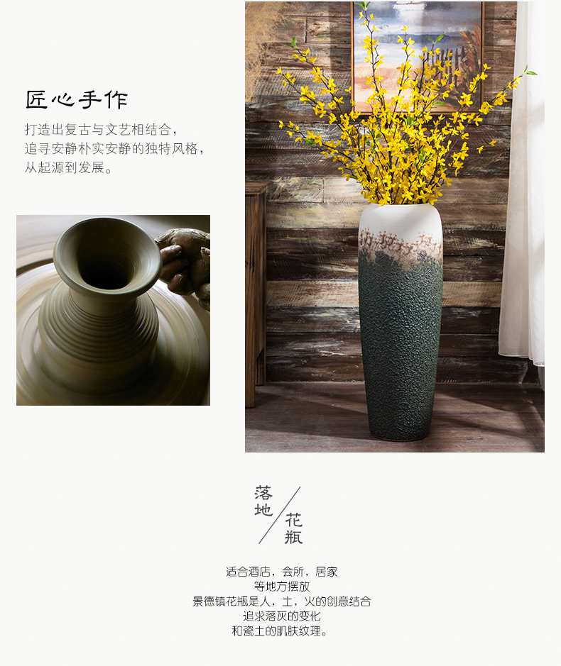 Ceramic vase furnishing articles sitting room decoration ideas dried flower arranging flowers large vases, contracted and I household adornment