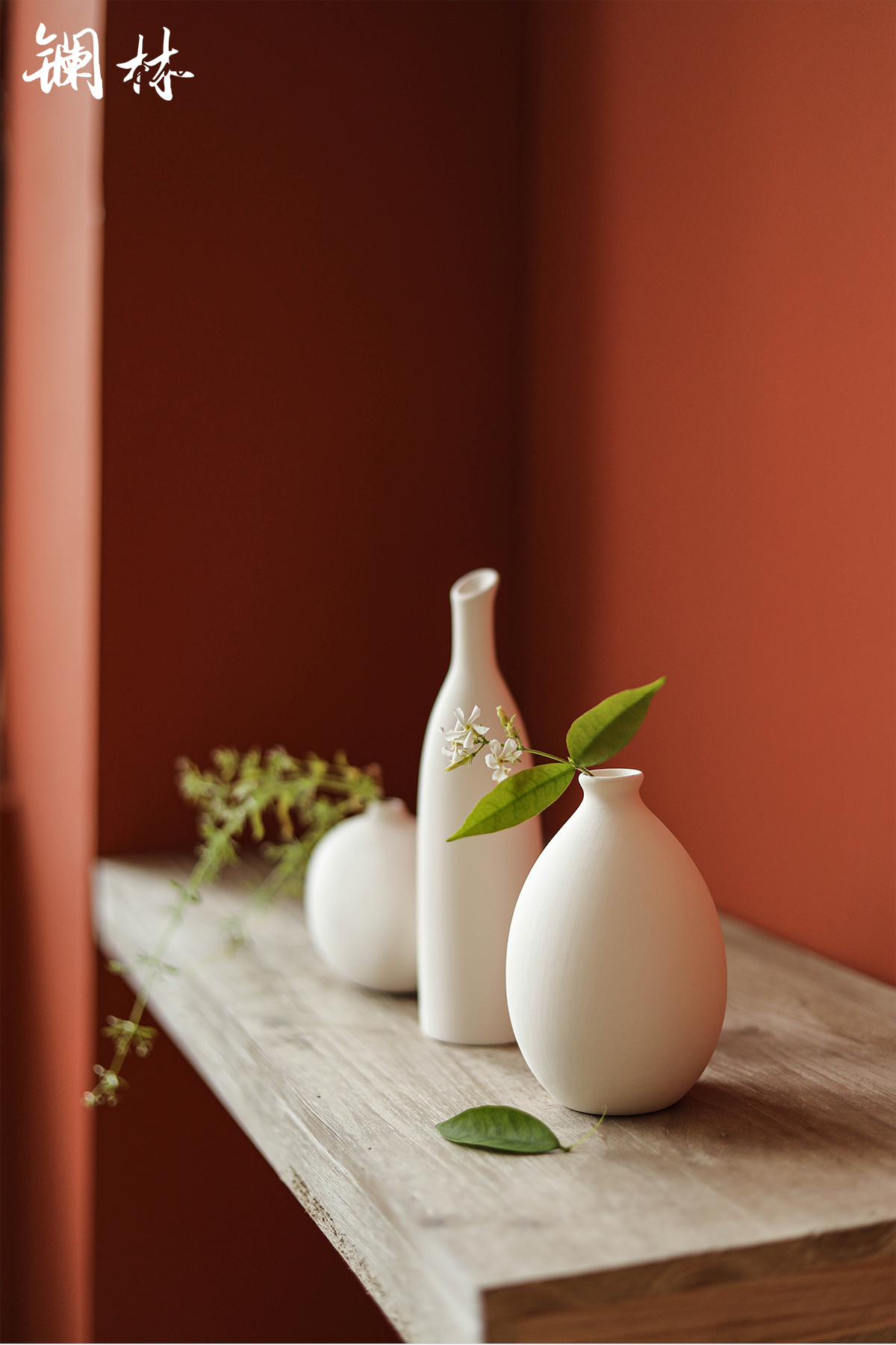 Ins wind ceramic vase wabi-sabi wind soft outfit furnishing articles sitting room flower arranging, Nordic floret bottle clay grain embryo restoring ancient ways