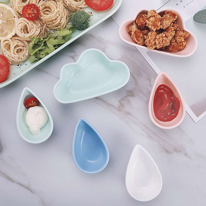 Sauce dish flavor dish barbecue meat hot pot dip dish of salad Sauce vinegar dish of soy Sauce dish ceramic small plate plate