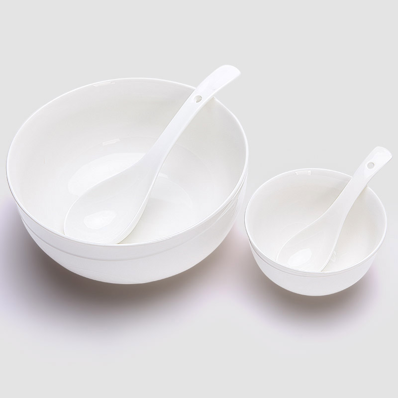 Ceramic small spoon, small spoon, smaller handle big spoon, contracted household white eat Japanese porridge spoon, run out of a spoon