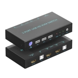 KVM Switch 2 в 1 из двух компьютеров, чтобы поделиться дисплеем USB -клавиатурным принтером, чтобы поделиться переключением HDMI двух -моче