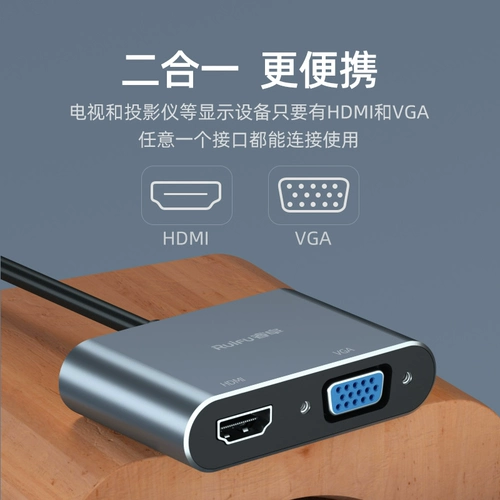 MinIDP в HDTV VGA VGA VIDEA CABLE подходит для Apple Computer Rotor Mac Lightning 2 Mini DP подключение интерфейса MacBook Projector Projector.