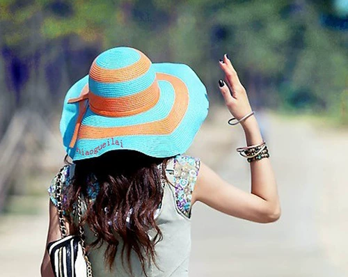 Путешествие на остров отдых летние соломенная шляпа Шляпа Шляпа Шляпа Cavet Beach Шляпа Шляпа складывание на открытом воздухе солнцезащитная девушка