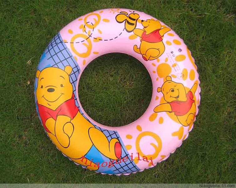 Small Bear Venecartoon children swimming circle boy girl's armband rings baby lifebuoy floating circle seduch 3-6 years old