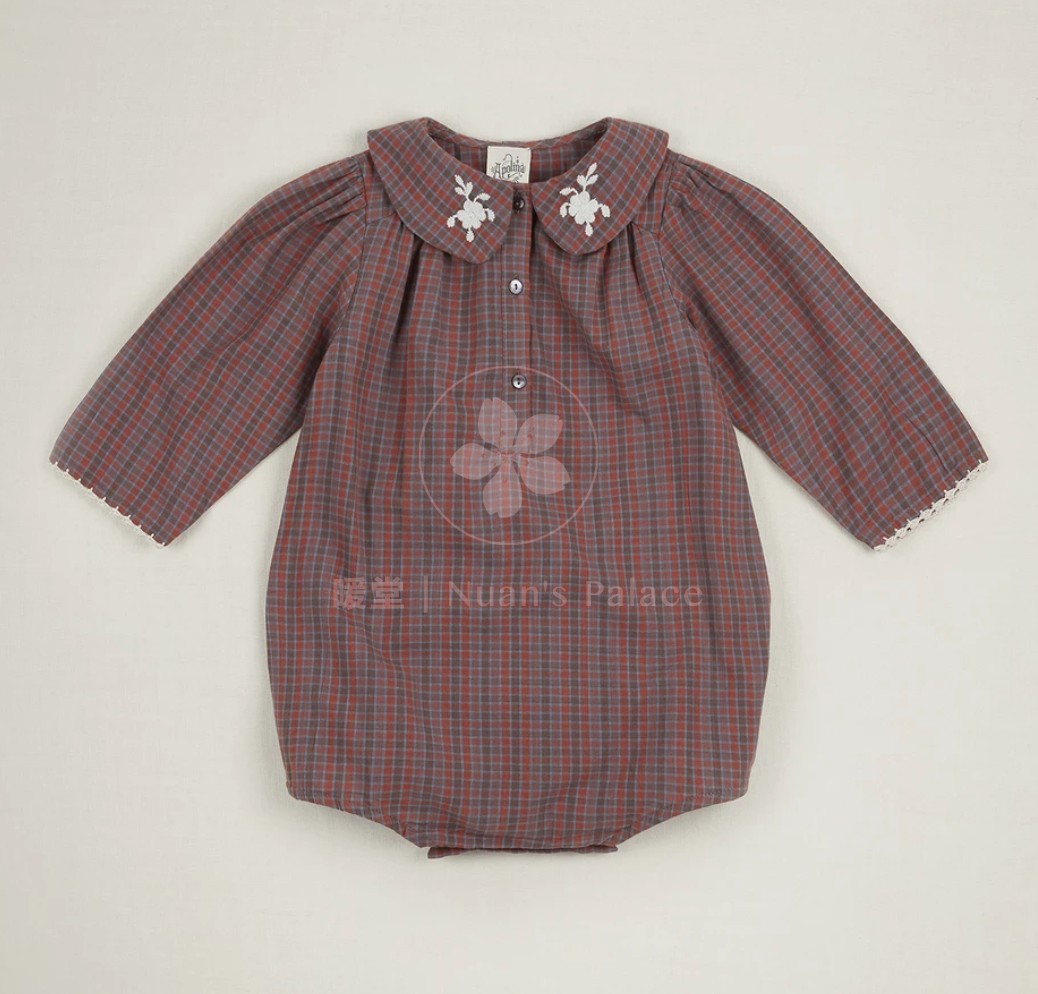 Domestic spot APOLINA vintage baby children Bohemian embroidered handmade jumpsuit 66