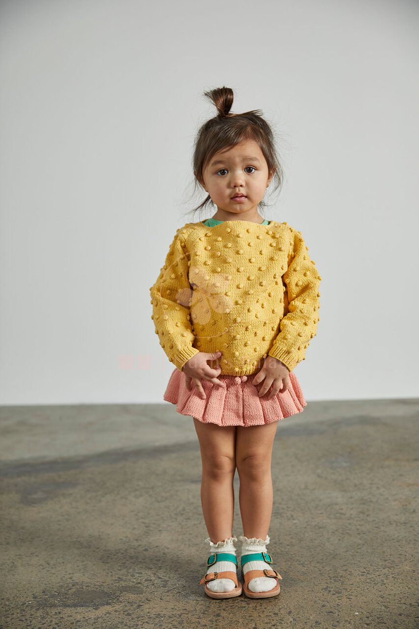 Domestic spot misha puff popcorn ball hooded sweater baby children