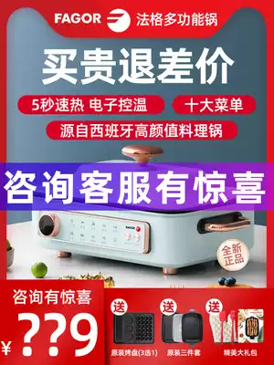 fagor Fage multifunctional cooking pot hot pot electric oven Net red electric barbecue cooking steak pot home