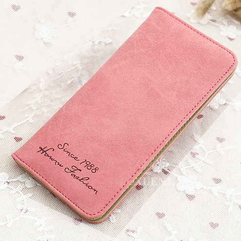 Wallet, Small Wallet, Women's Long Thin Wallet, Japanese and Korean Student Wallet, Women's Ultra-Thin Card Holder, Women's Medium-Long Style