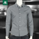 Men's casual pure cotton no-iron shirt jacket thin 2024 spring new long-sleeved slim shirt men's high-end sense