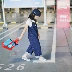 YYANG thiết kế ban đầu 2019 trẻ em mùa thu phong cách Nhật Bản quần yếm denim rách quần yếm - Quần jean