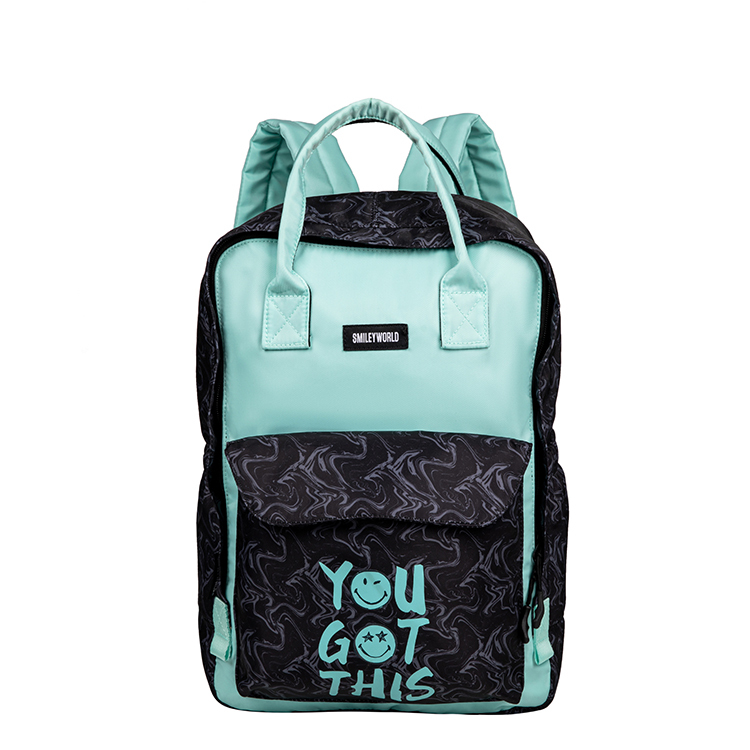 Smiley Smiley Kidsren's Primary School Bag First Grade Ultra-Light Backpack Backpack Large Capacity Boys and Girls Smiley Smiley Kidsren's Primary School Bag First Grade Ultra-Light Backpack Backpack Large Capacity Boys and Girls