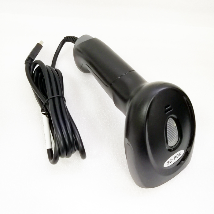 Laser Barcode Scanner Express Special Sweeper Wired Supermarket Bargun USB Red Light Gun SC-2208