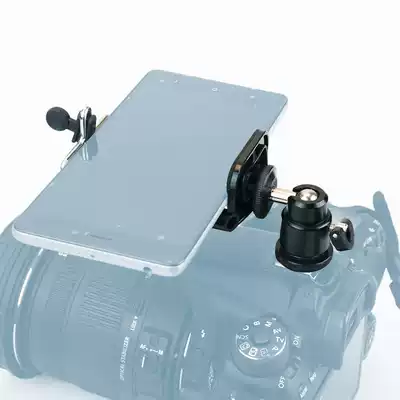 360-degree rotating pan-tilt mobile phone hot shoe clip