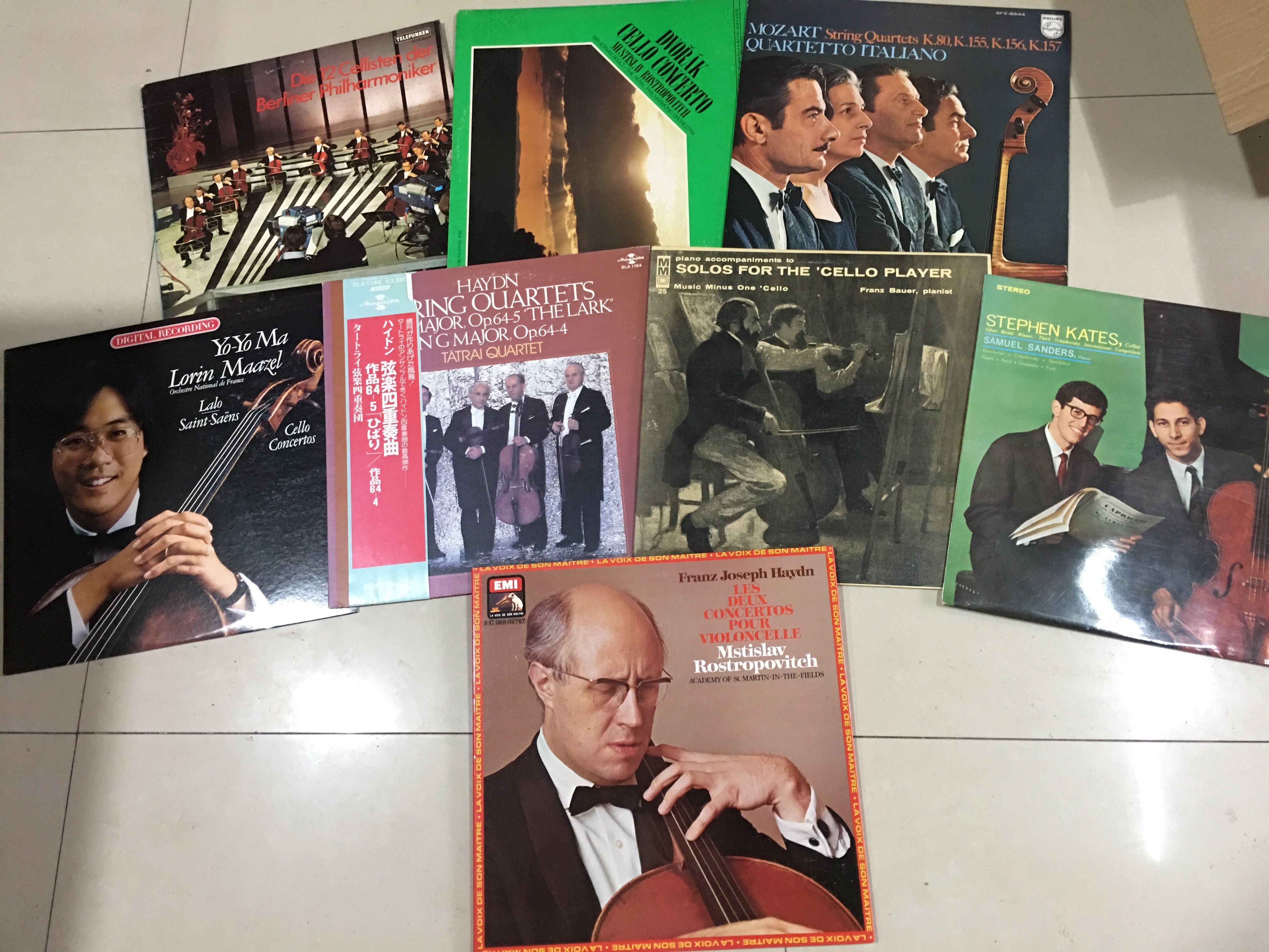 Old Ghost Records 5 Pieces Cello Violin Quintet Concerto No 34 Classical Vinyl LP