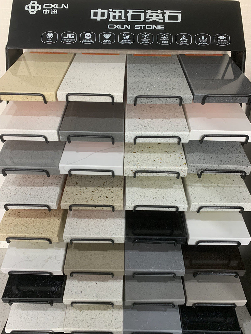 Zhongxun Quartz Stone Kitchen Table Top Pattern Board AC Series Window Stone Hearth Stone Hearth Wash Basin Nanjing Manufacturer Direct 