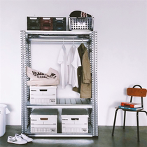 Italian metal hanger storage rack storage rack warehouse store display multi-layer free combination