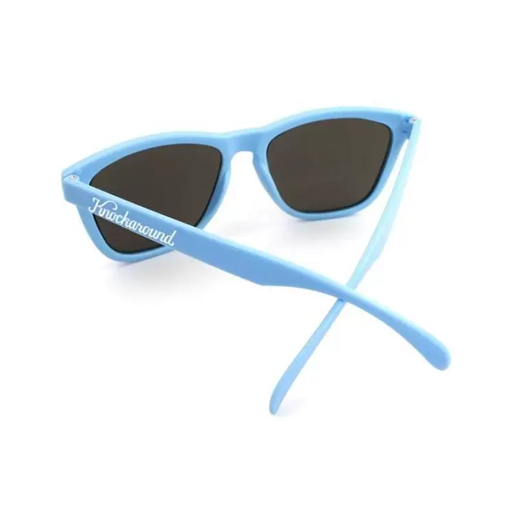 Американские брендовые солнцезащитные очки Knockaround светло-голубые Carolina Blue Knock around обычные