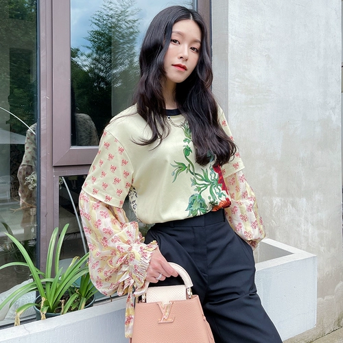 Европейская станция 2022 Новая звезда фанат Bingbing Jin Chen Wen Yongshan's Tops Tops для женского европейского модного бренда футболки