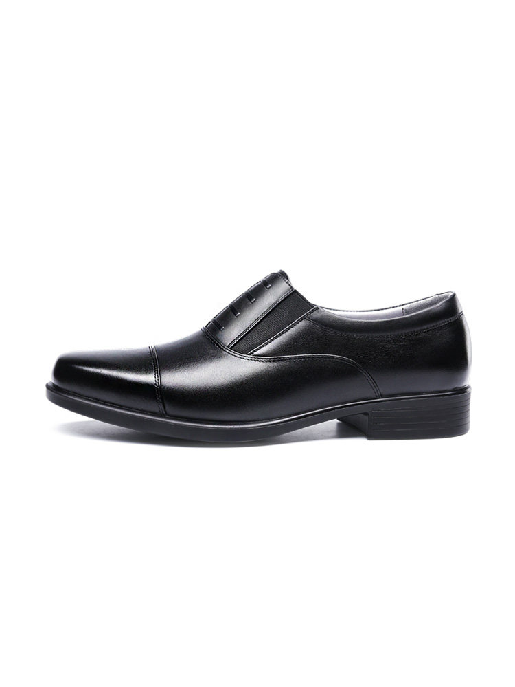 Golden Monkey Official Flagship Store Spring and Autumn Breathable First Layer Cowhide Black Three-joint Genuine Leather Business Formal Men's Leather Shoes