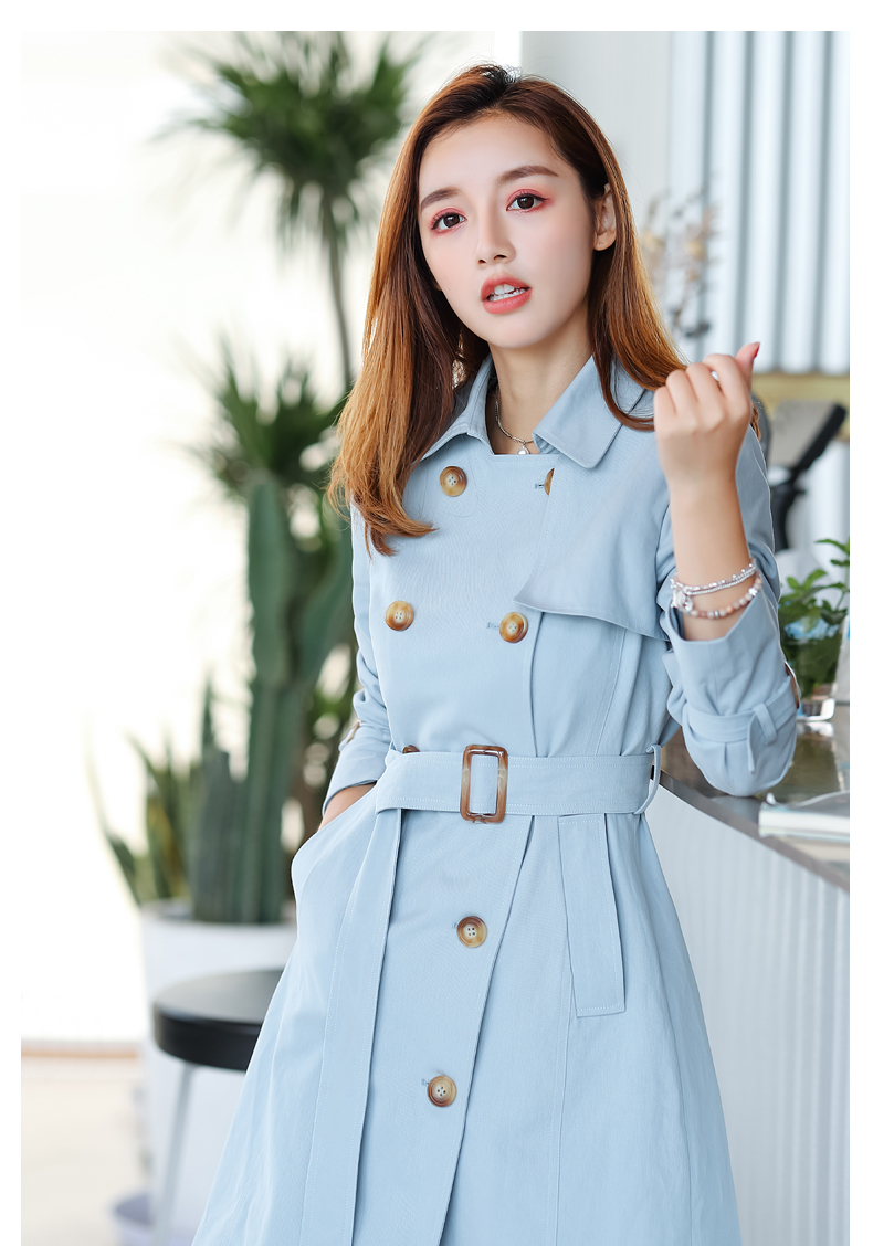 Trench pour femme MEFOUND    en Coton - Ref 3227521 Image 24