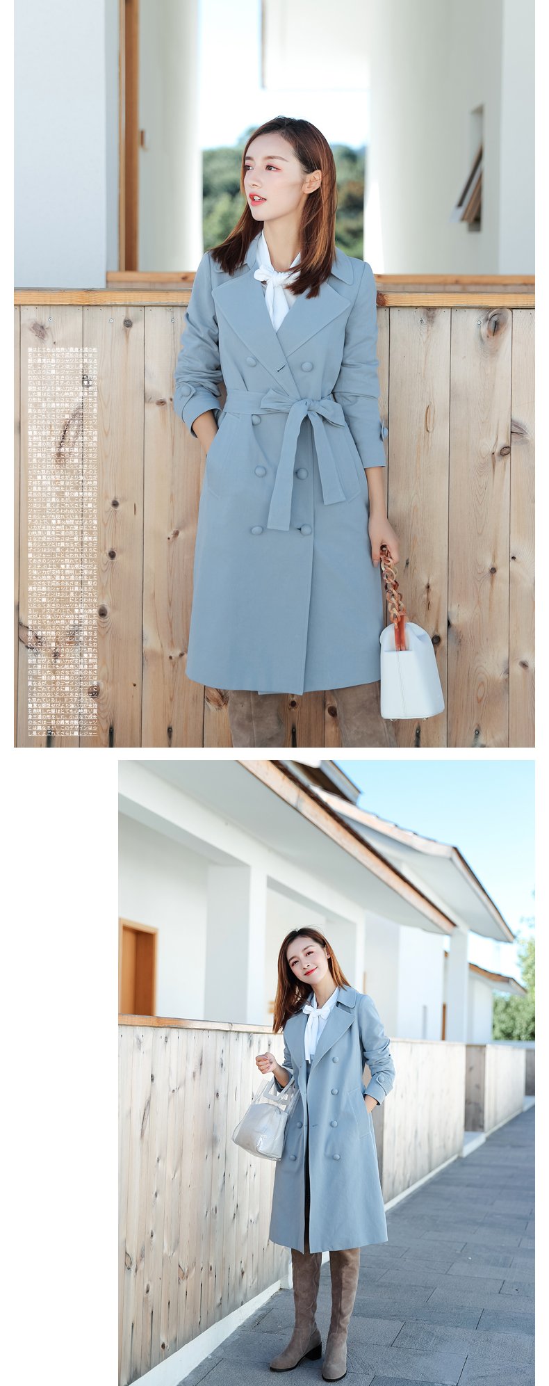 Trench pour femme MEFOUND    en Coton - Ref 3226854 Image 15