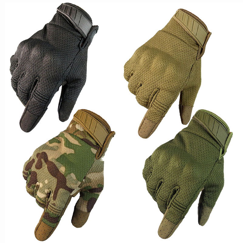 Rhinoceros combined armor military fans with protective tactical gloves Full finger protection type built-in armor type Three colors are optional