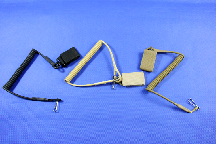 No. 7 material Spring rope task belt anti-robbery rope anti-leech multi-function hanging belt lanyard anti-robbery program retractable