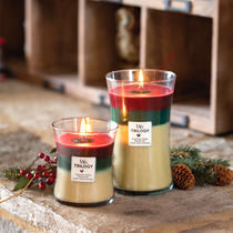WoodWick American imported scented candle WW wood wick essential oil fragrance gift trilogy series