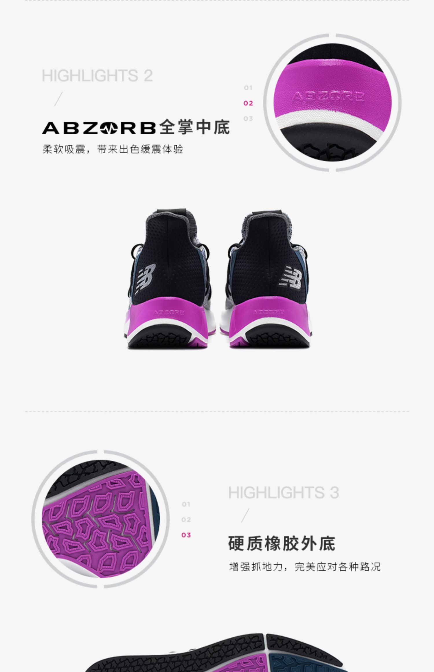 New Balance NB chính thức 2019 giày nữ mới Cypher V2 giày chạy bộ thời trang đệm giày thể thao - Giày chạy bộ giày the thao nữ giá rẻ