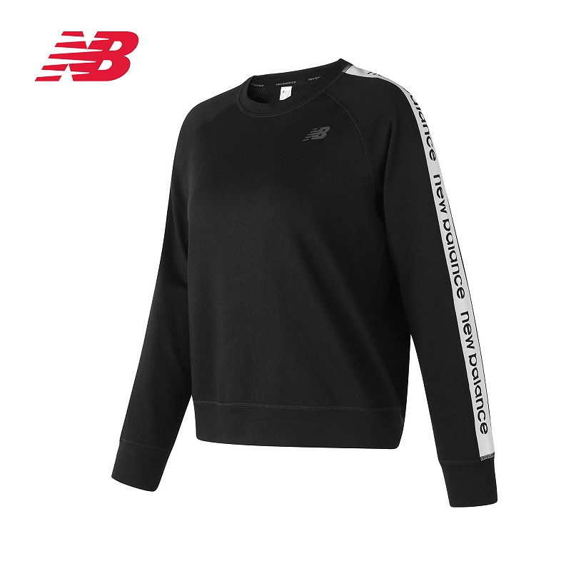 New Balance NB áo len nữ chính thức WT91157 áo len cổ tròn giản dị - Thể thao lông cừu / jumper