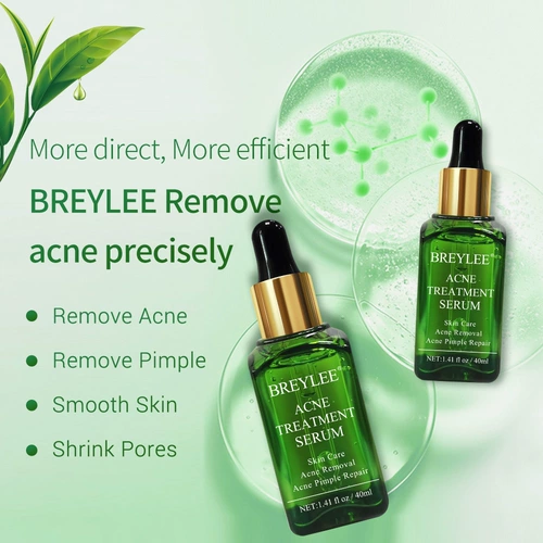 BREYLEE ACNE TREATMENT SERUM эссенция против прыщей 40 мл для удаления черных точек, пор, борьбы с прыщами и восстановления