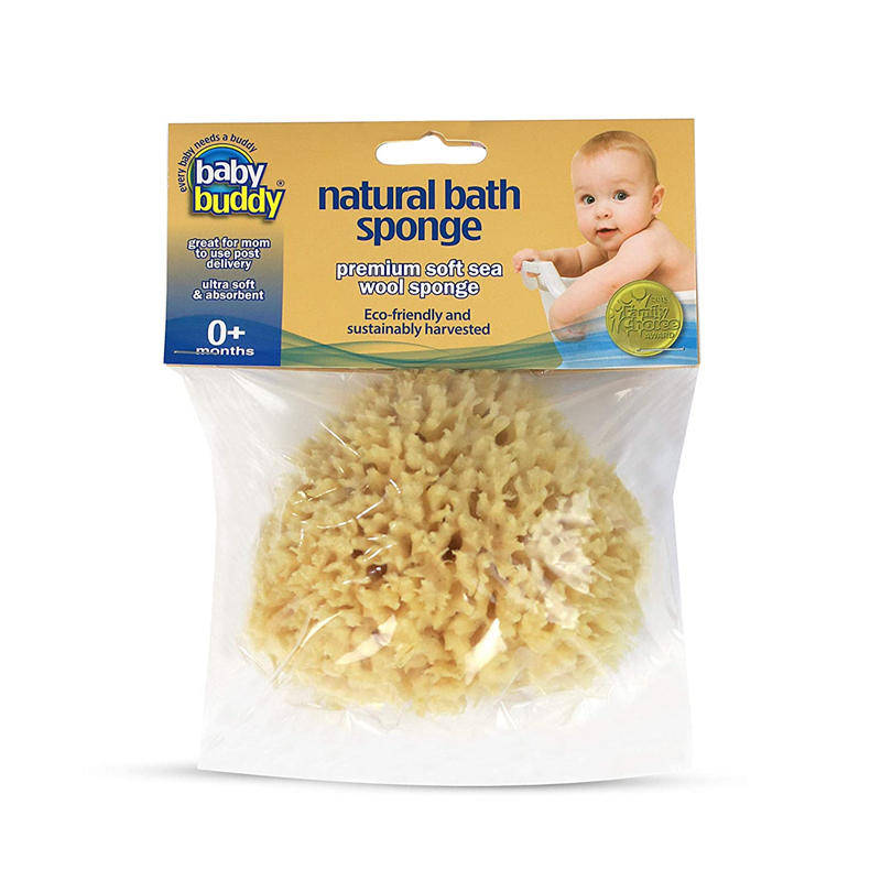 American Baby Buddy Infant Bath Cleaning Sponge Natural Silk Sponge Honeycomb Bath Ball Scrubber