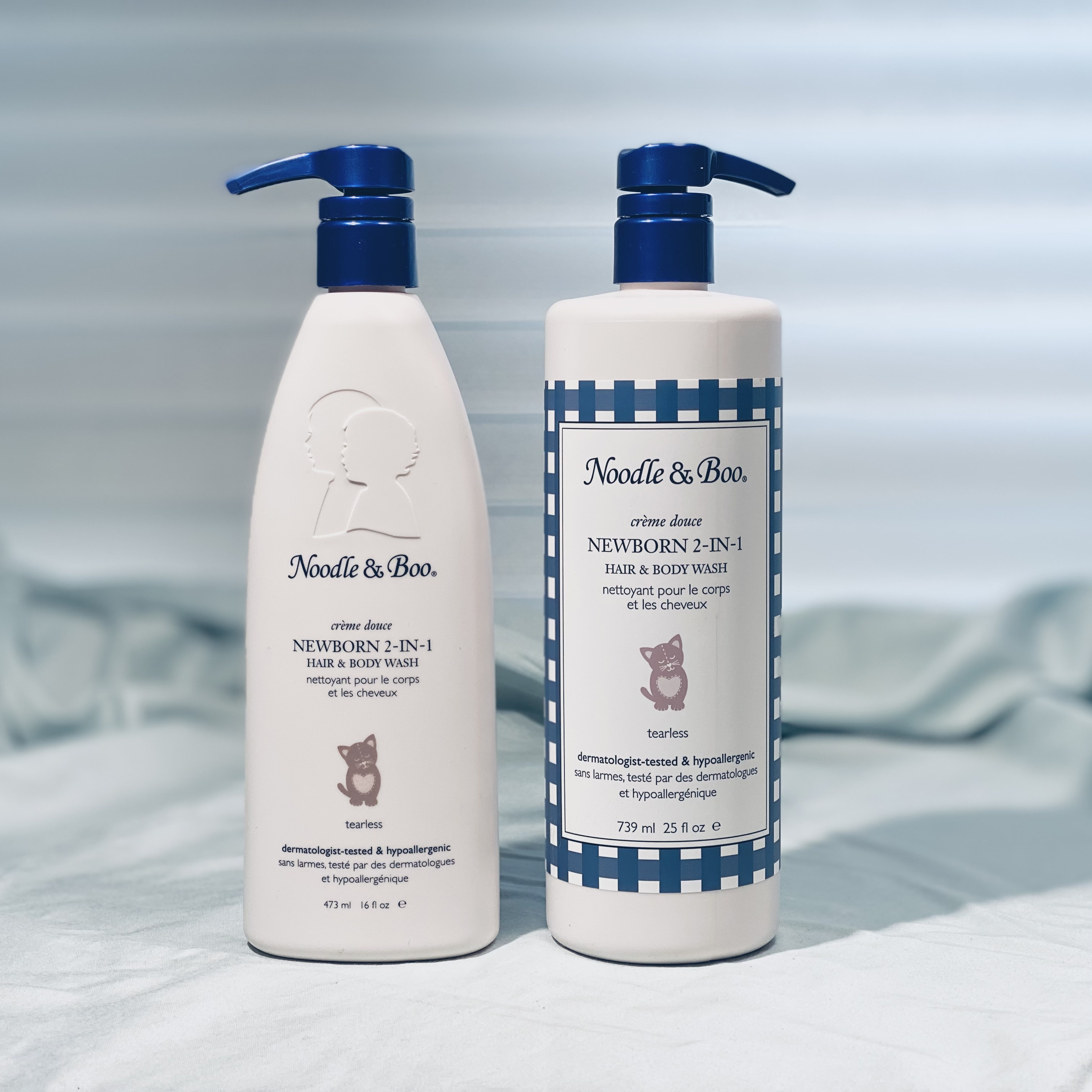 American Noodle Boo natural baby and child care 2 in 1 shampoo and shower gel is mild and non-irritating