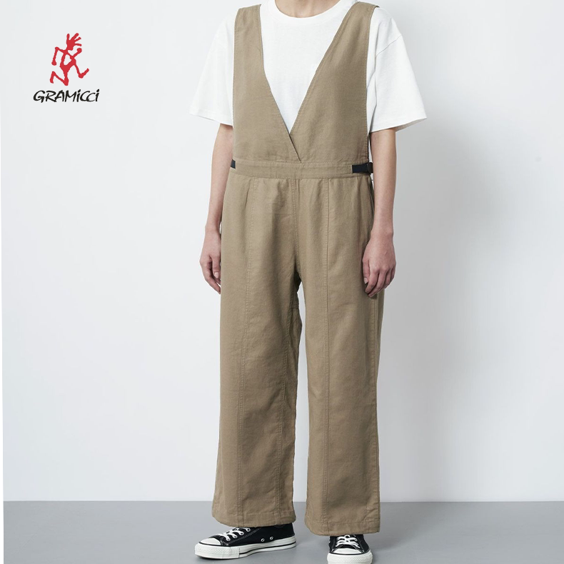 Spot GRAMICCI Ono female mountain trend loose women's soft cotton and linen jumpsuit G2SW-P060